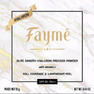 แป้ง FAYME, F02, BEIGE, สีขาวเหลือง